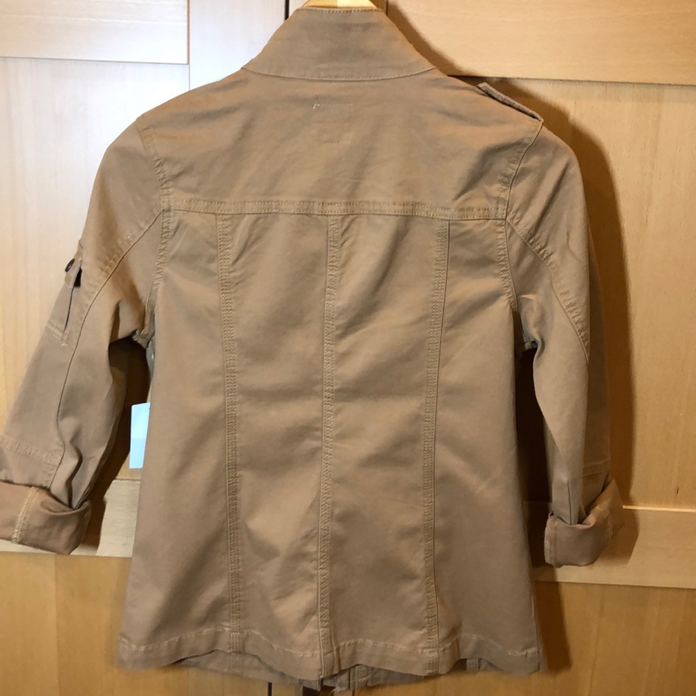 Dark Khaki Woven Jacket - Picture 8 of 8